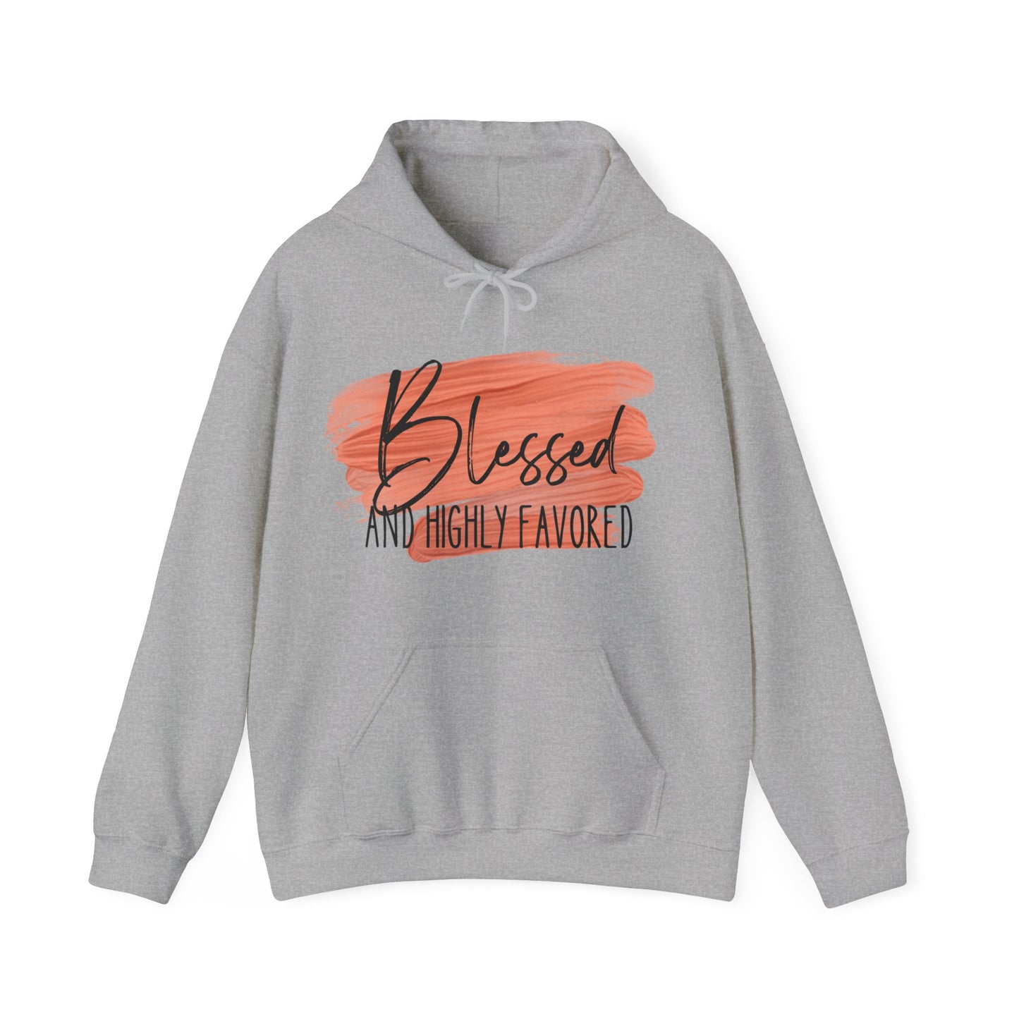 Blessed and Highly Favored Unisex Heavy Blend™ Hooded Sweatshirt