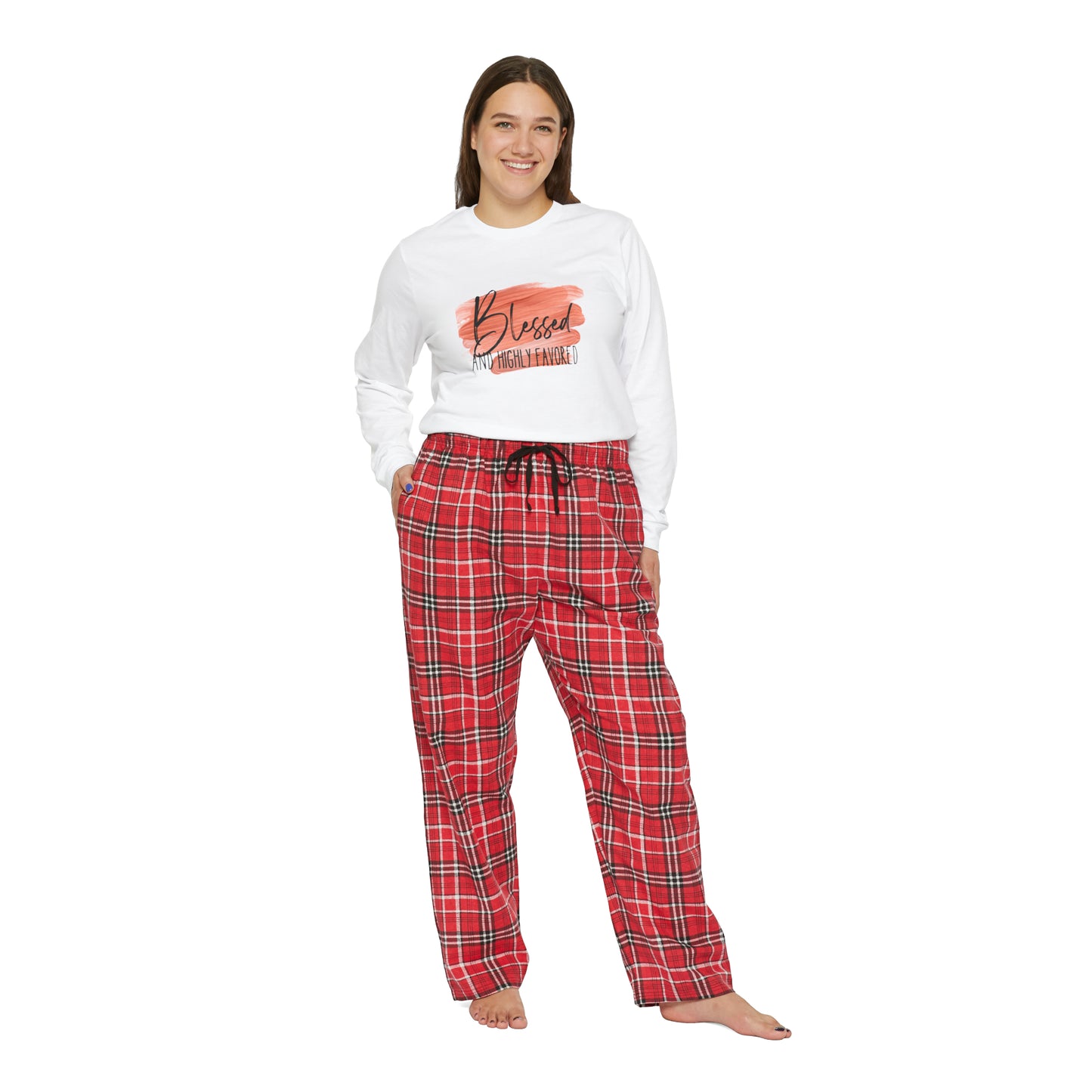 Blessed and Highly Favored Women's Long Sleeve Pajama Set