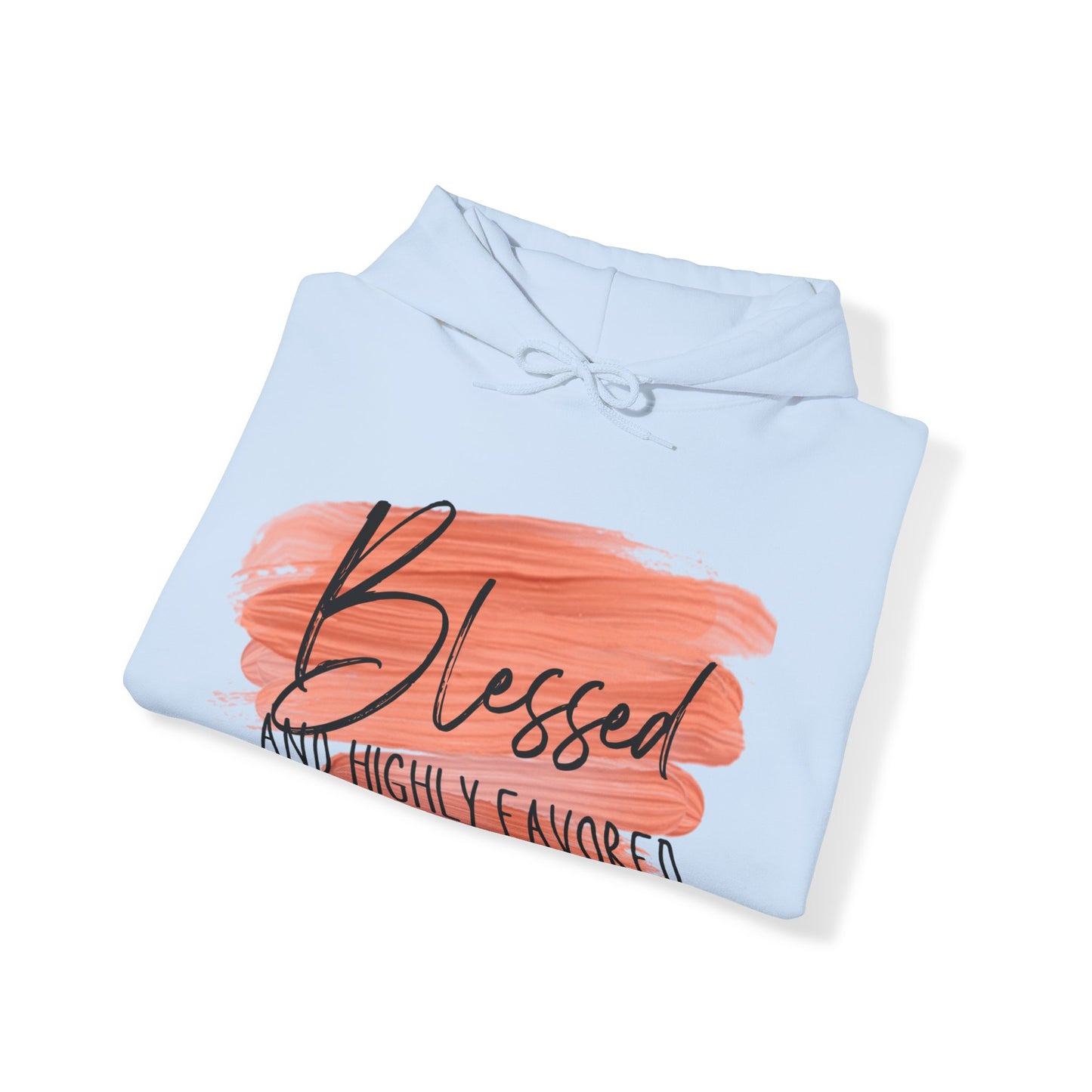 Blessed and Highly Favored Unisex Heavy Blend™ Hooded Sweatshirt