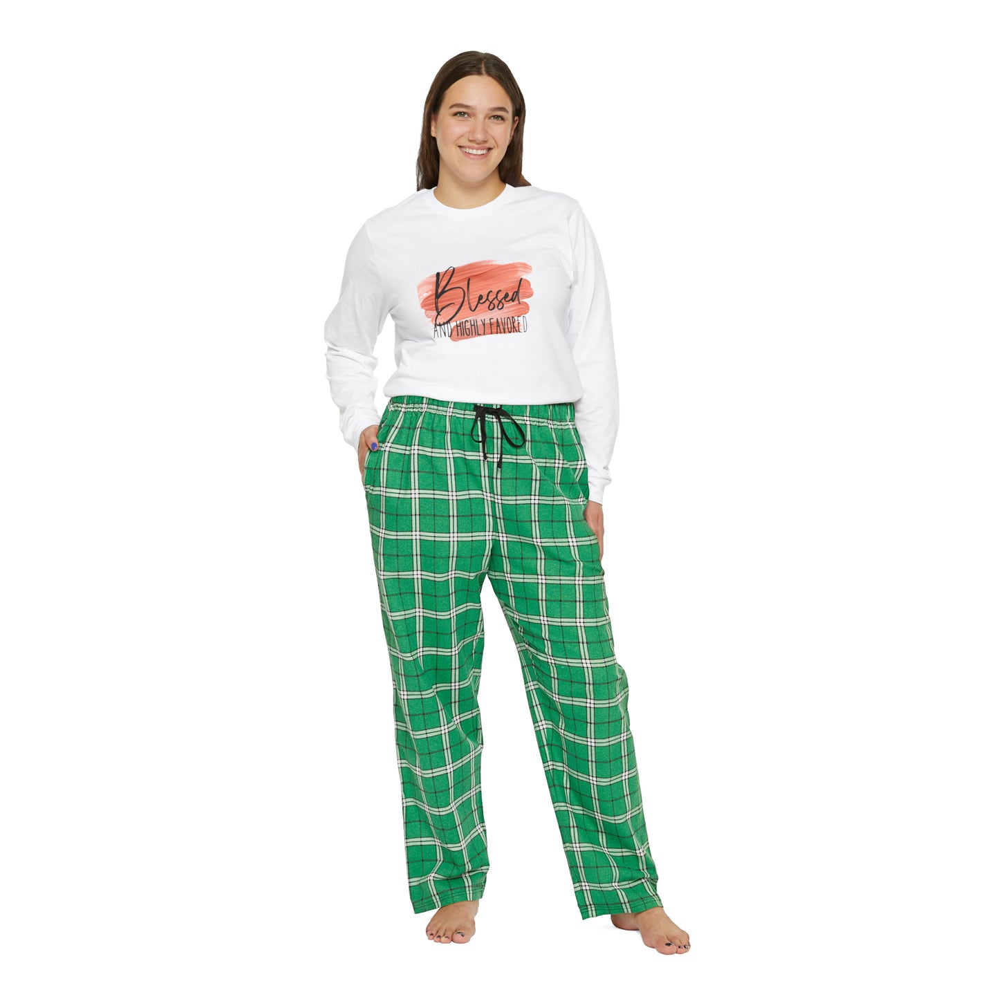 Blessed and Highly Favored Women's Long Sleeve Pajama Set