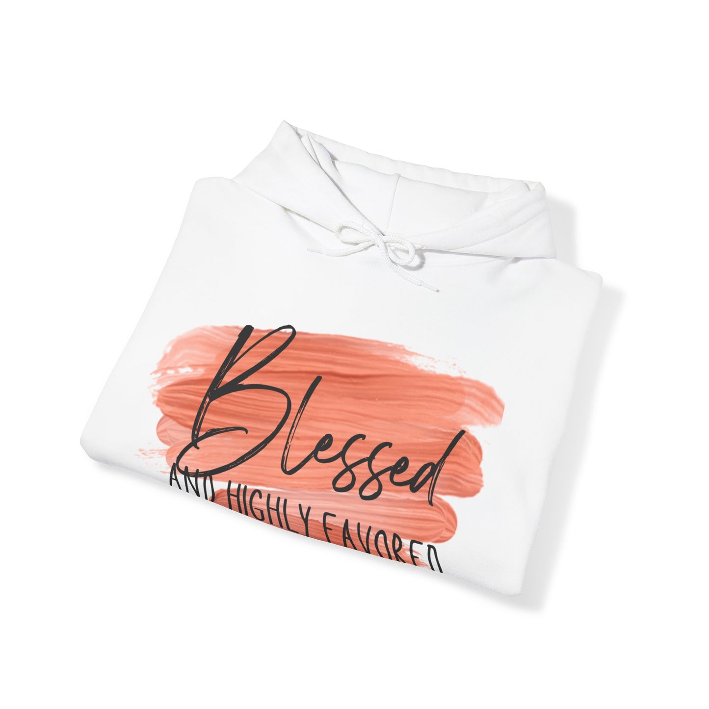 Blessed and Highly Favored Unisex Heavy Blend™ Hooded Sweatshirt