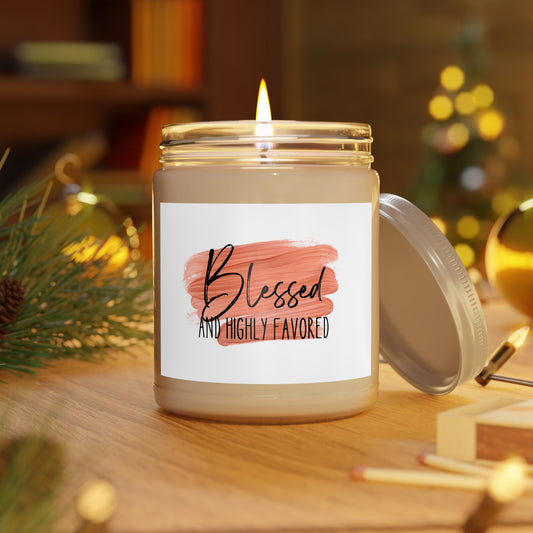 Blessed and Highly Favored Scented Candles, 9oz