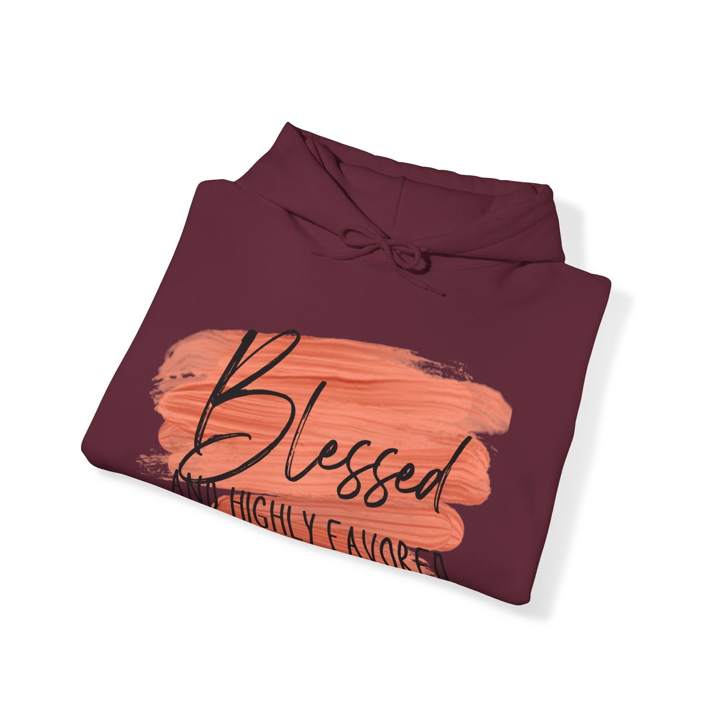 Blessed and Highly Favored Unisex Heavy Blend™ Hooded Sweatshirt