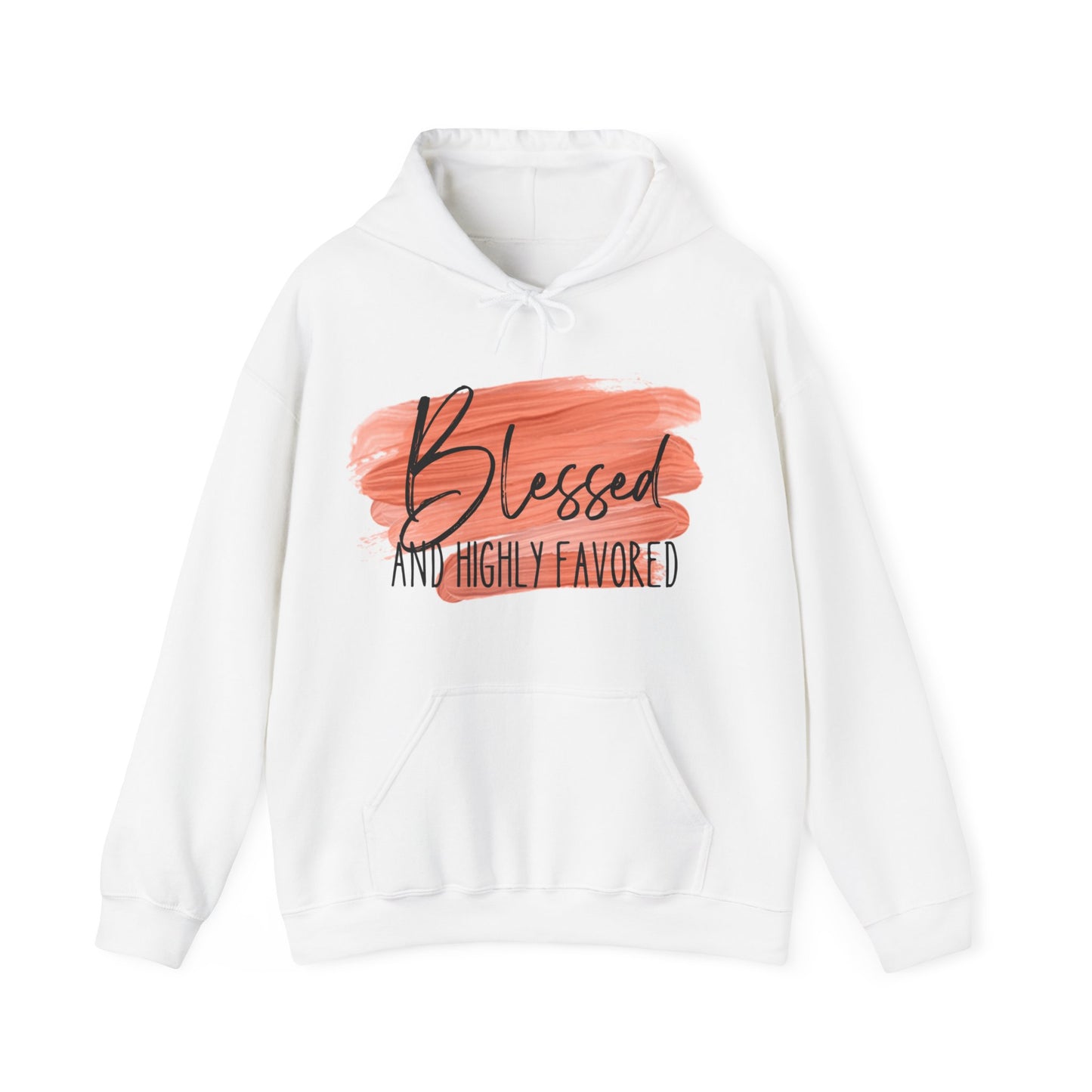 Blessed and Highly Favored Unisex Heavy Blend™ Hooded Sweatshirt