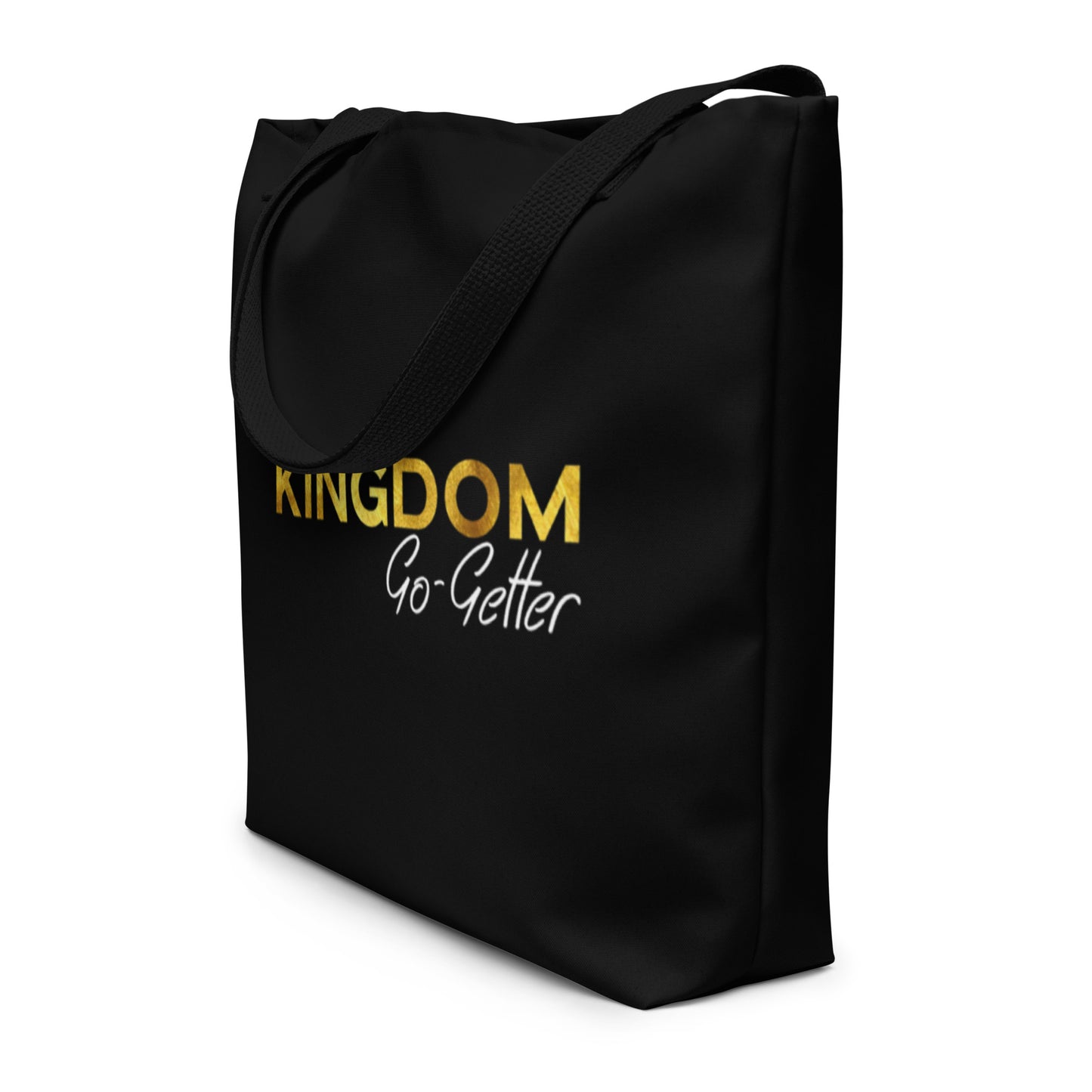 Kingdom Go-getter All-Over Print Large Tote Bag