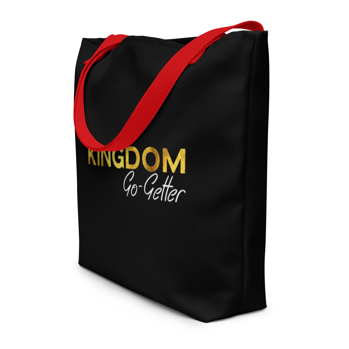 Kingdom Go-getter All-Over Print Large Tote Bag