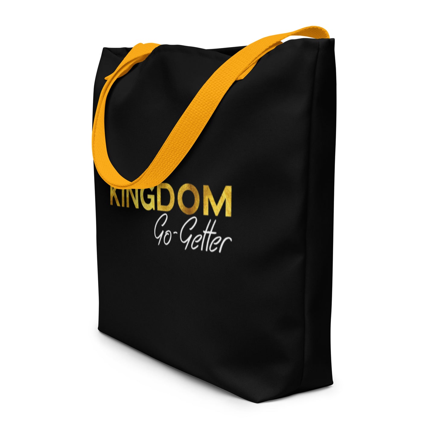 Kingdom Go-getter All-Over Print Large Tote Bag