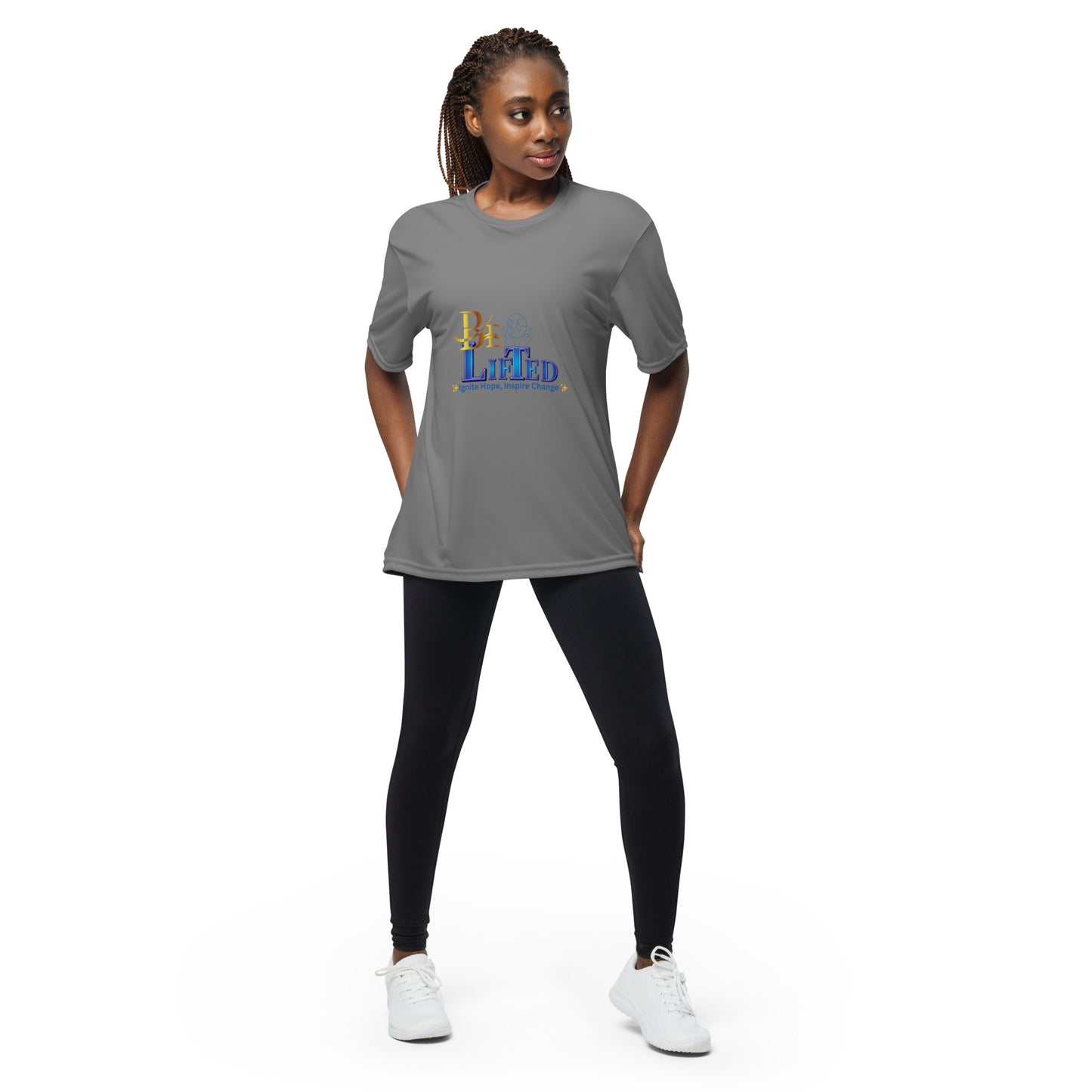 BeLifted Unisex performance crew neck t-shirt