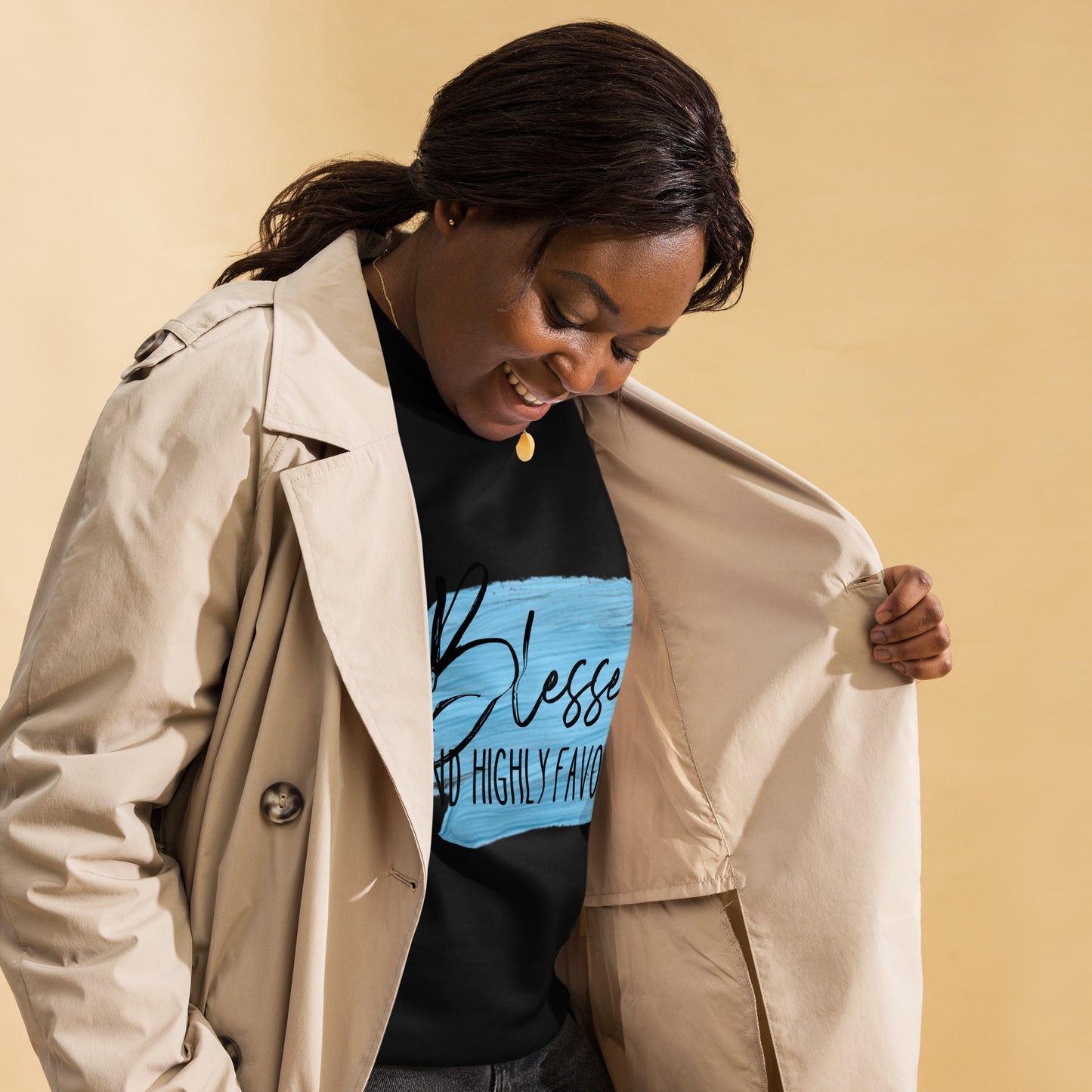 Blessed and Highly Favored Unisex Premium Sweatshirt