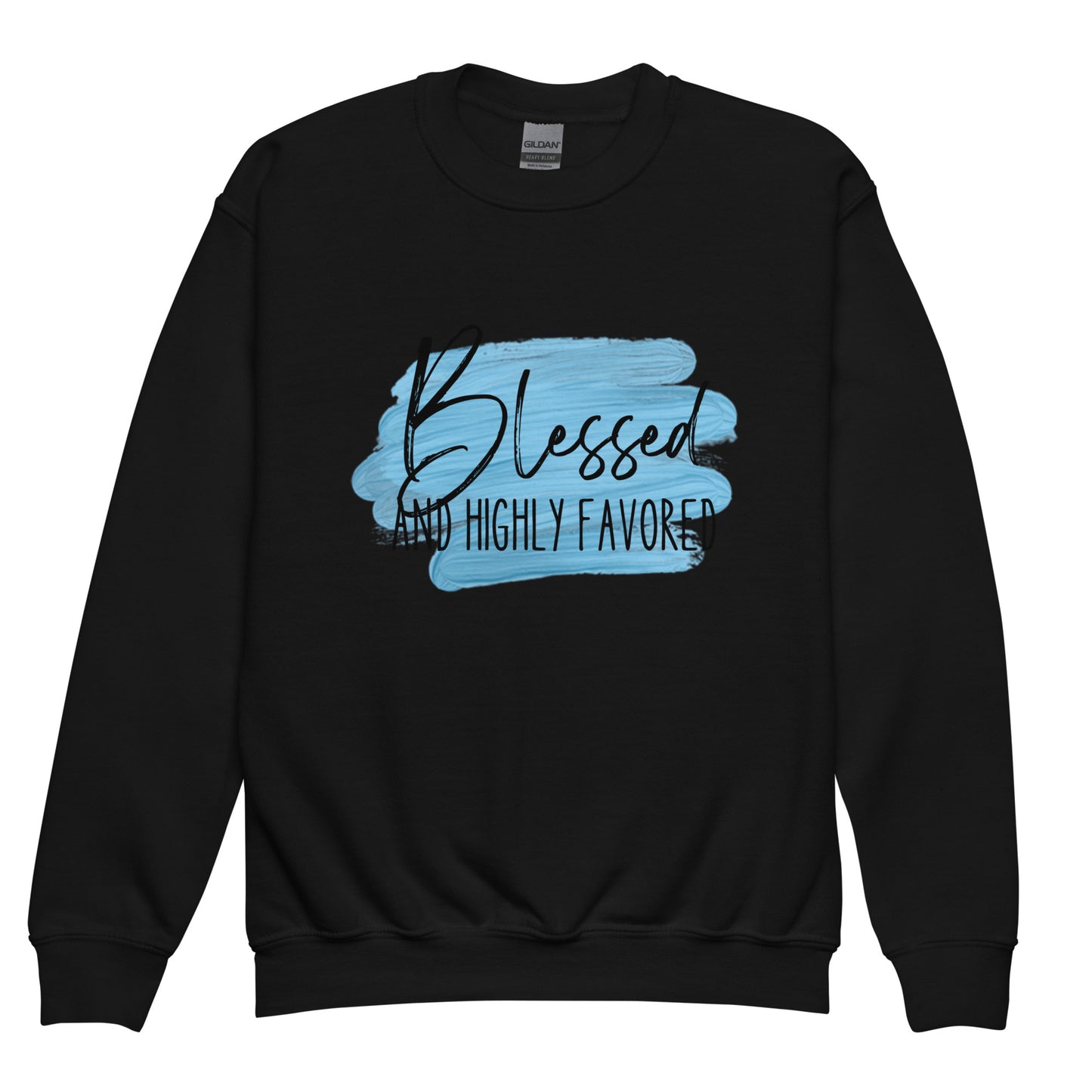 Blessed and Highly Favored Youth crewneck sweatshirt